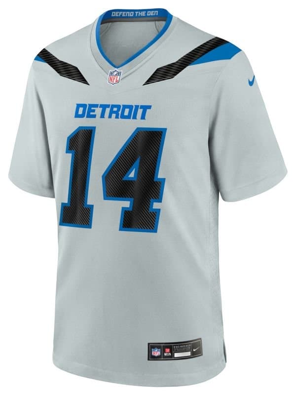 Amon-Ra St. Brown #14 Detroit Lions 2026 Rivalries Game NFL Jersey Gray thumbnail 2