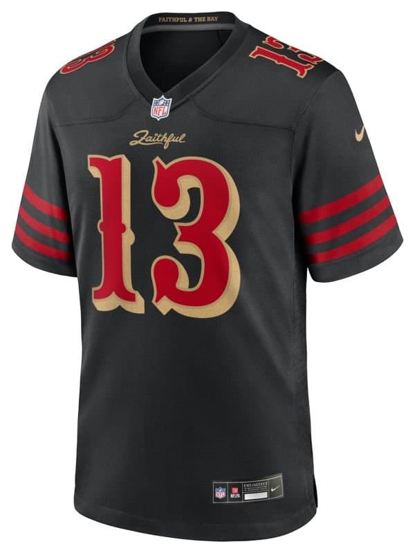 Brock Purdy #13 San Francisco 49ers Rivalries Game NFL Jersey Black thumbnail 2