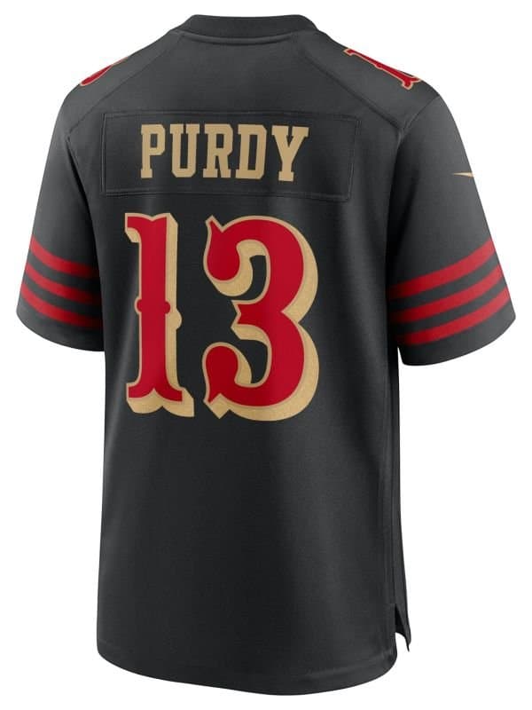 Brock Purdy #13 San Francisco 49ers Rivalries Game NFL Jersey Black thumbnail 3