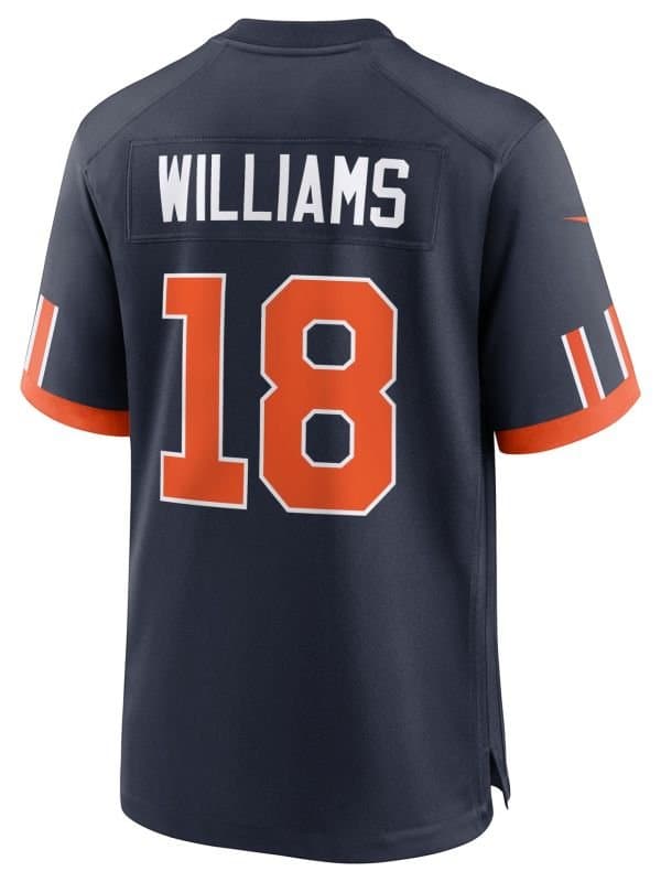 Caleb Williams #18 Chicago Bears 2026 Rivalries Game NFL Jersey Navy thumbnail 3