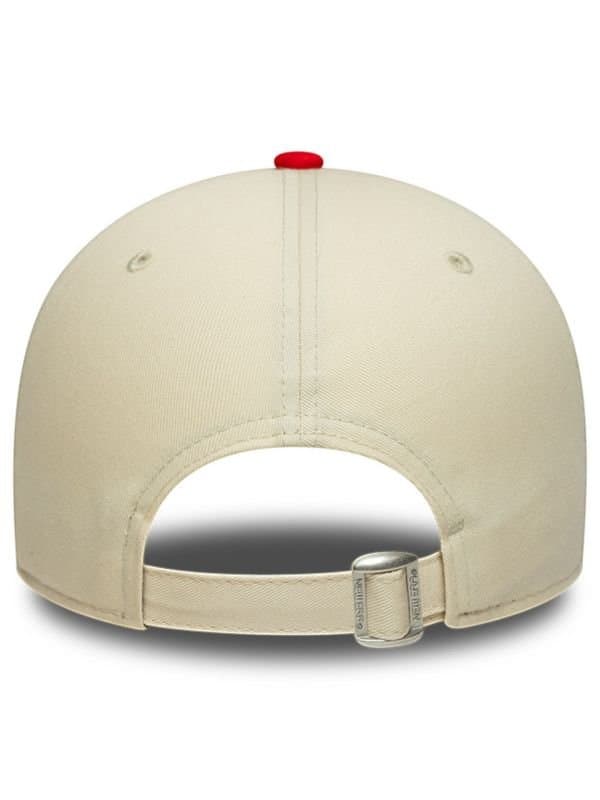 Chicago Bulls Color Block 9FORTY Adjustable NBA Cap Cream/Red thumbnail 2