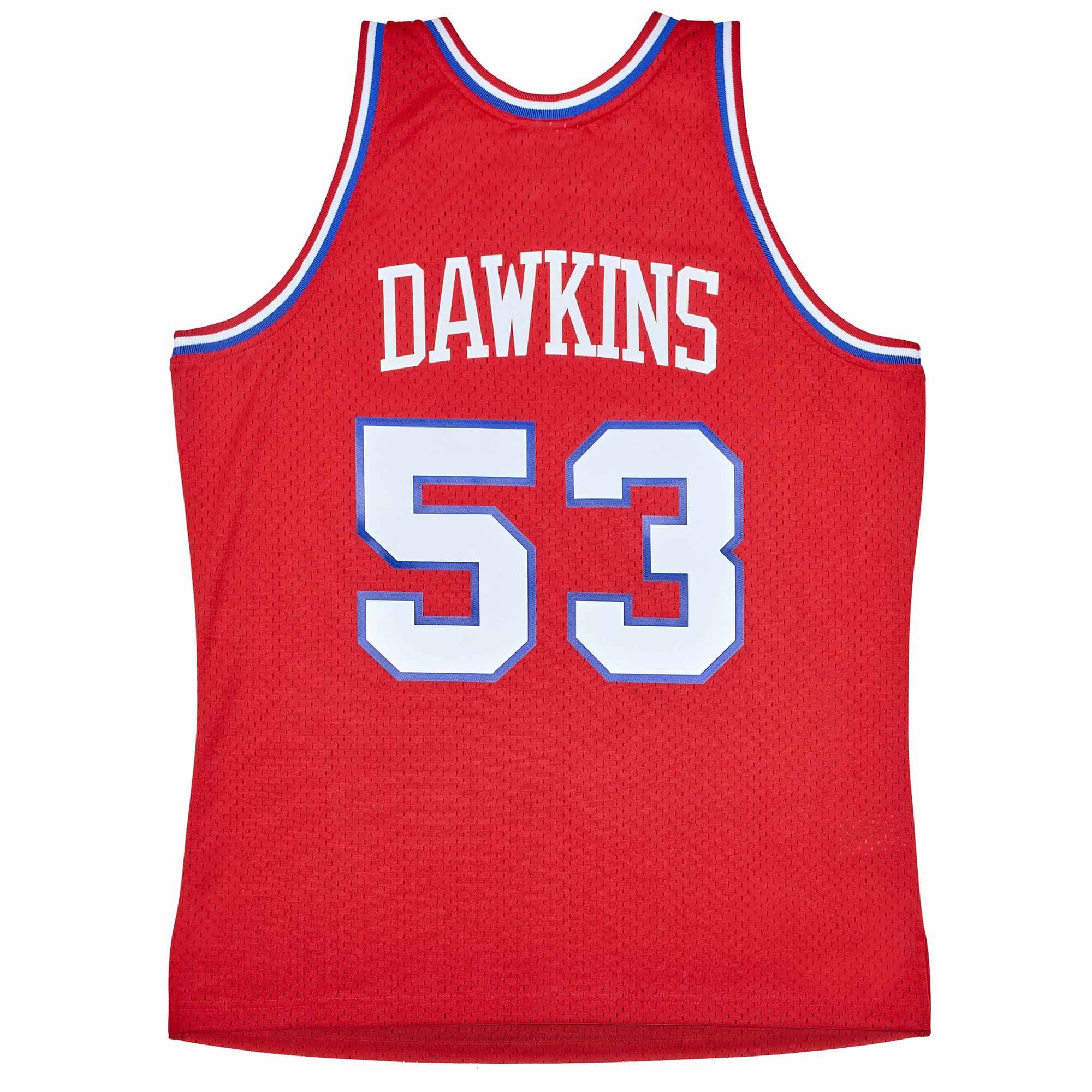 Darryl Dawkins #53 Philadelphia 76ers 1979-80 Mitchell & Ness Swingman NBA Jersey Red thumbnail 2