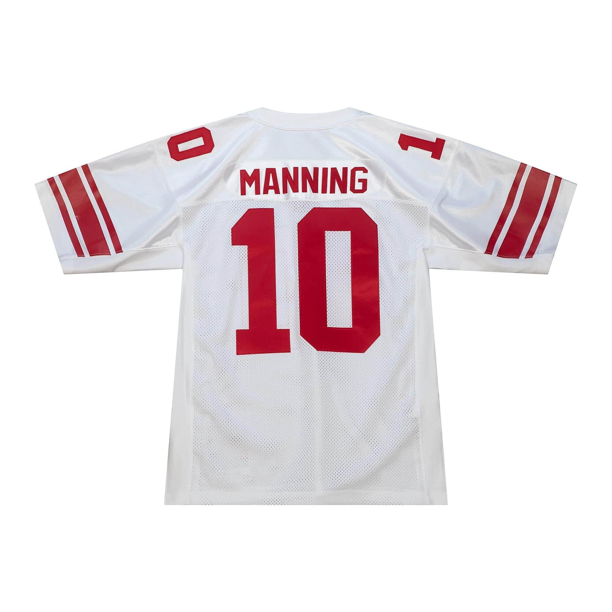 Eli Manning #10 New York Giants 2007 Mitchell & Ness Authentic NFL Jersey White thumbnail 2