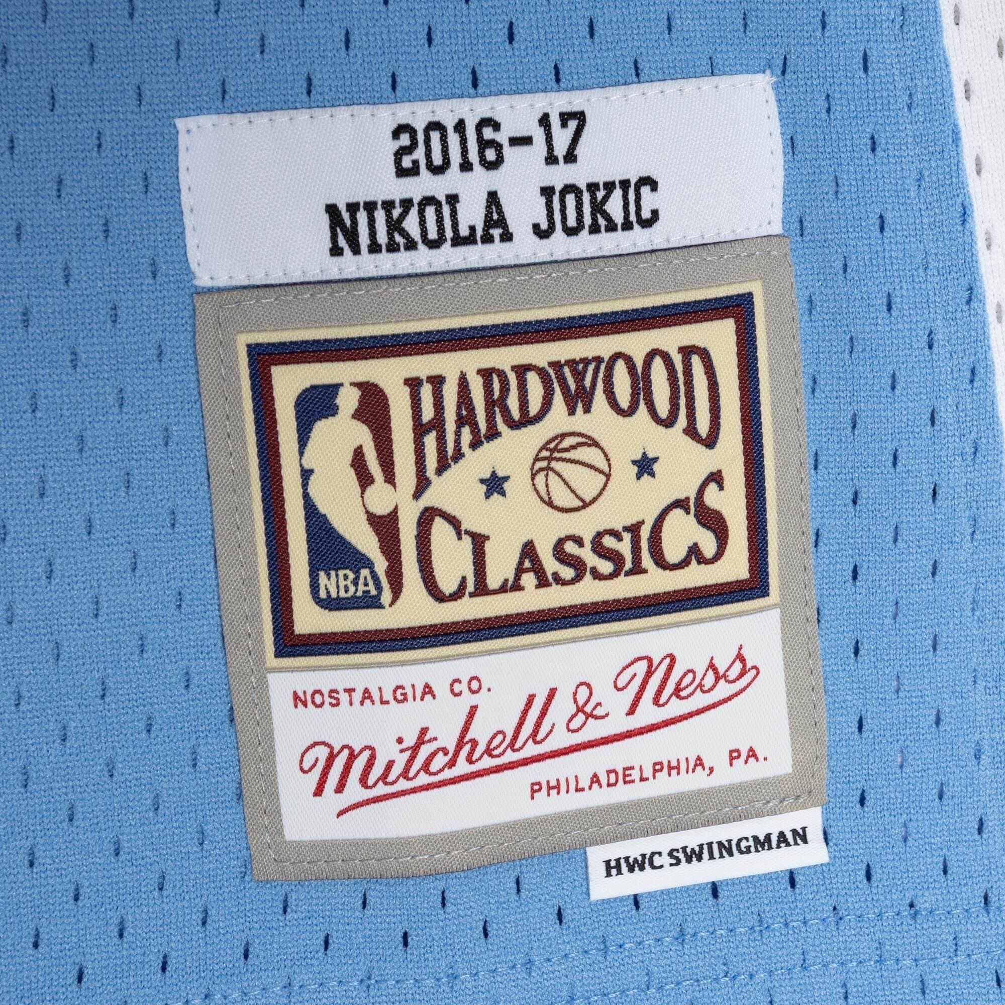 Nikola Jokić #15 Denver Nuggets 2016-17 Mitchell & Ness Swingman NBA Jersey Blue thumbnail 3