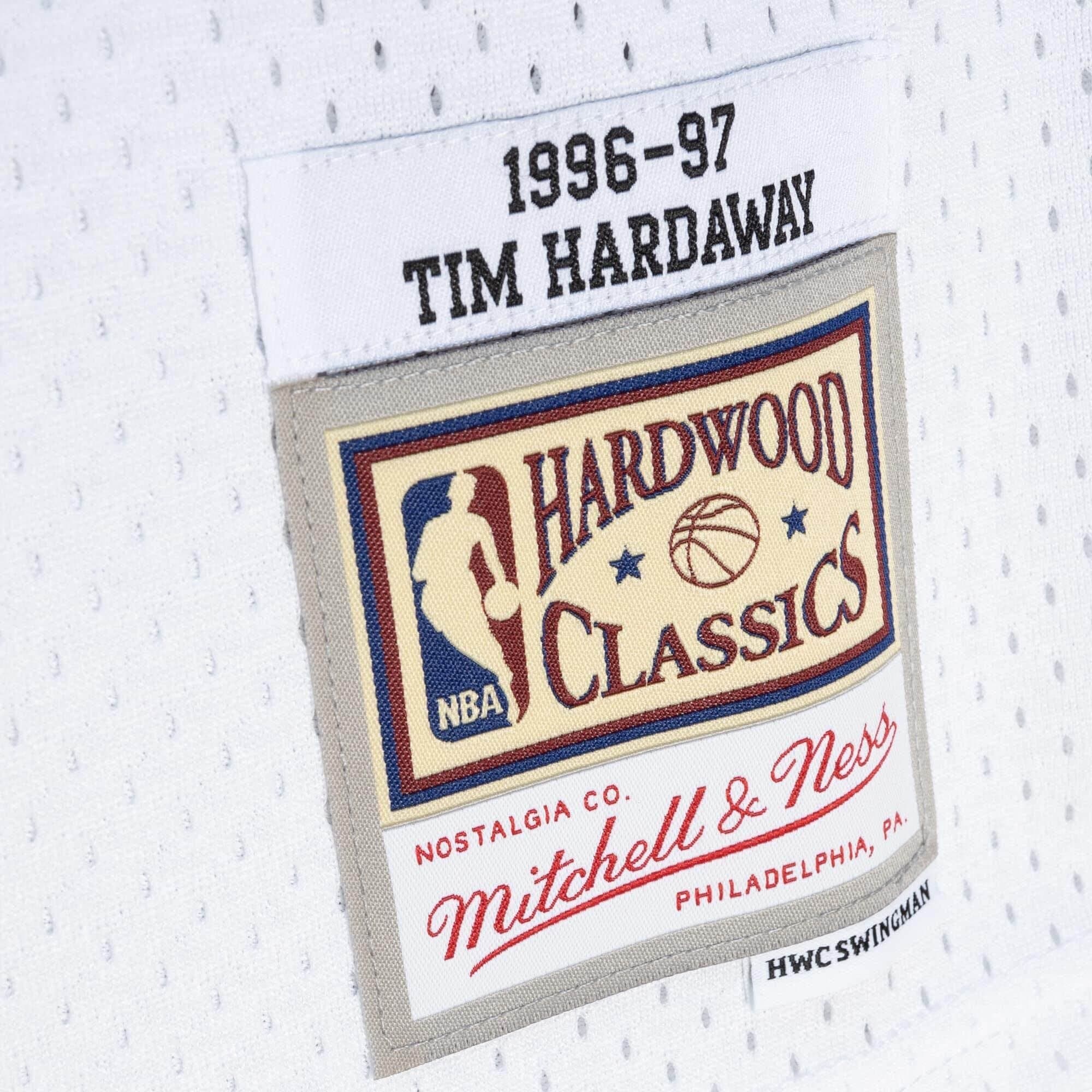 Tim Hardaway #10 Miami Heat 1996-97 Mitchell & Ness Swingman NBA Jersey White thumbnail 3