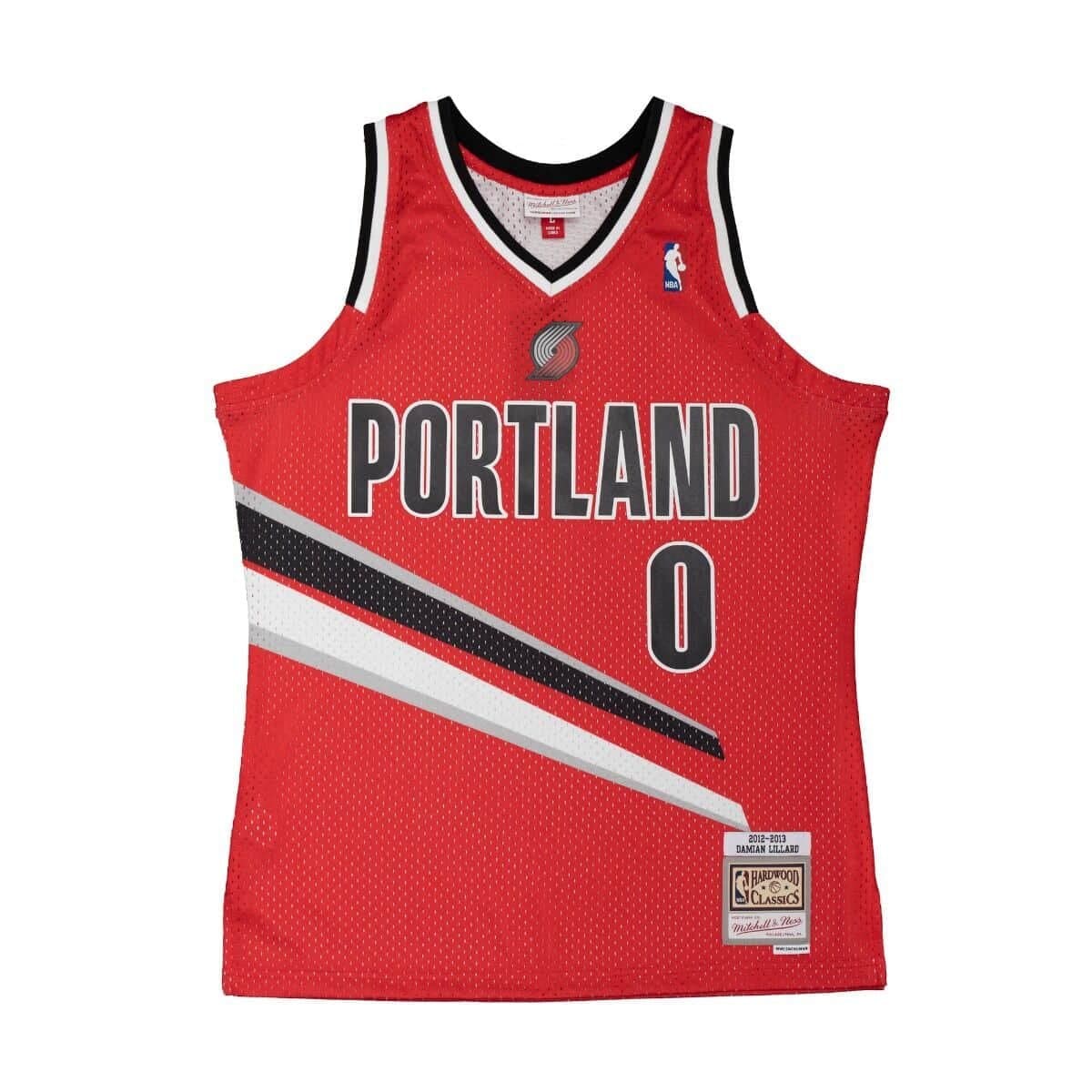 Damian Lillard #0 Portland Trail Blazers 2012-13 Mitchell & Ness Swingman NBA Jersey Red