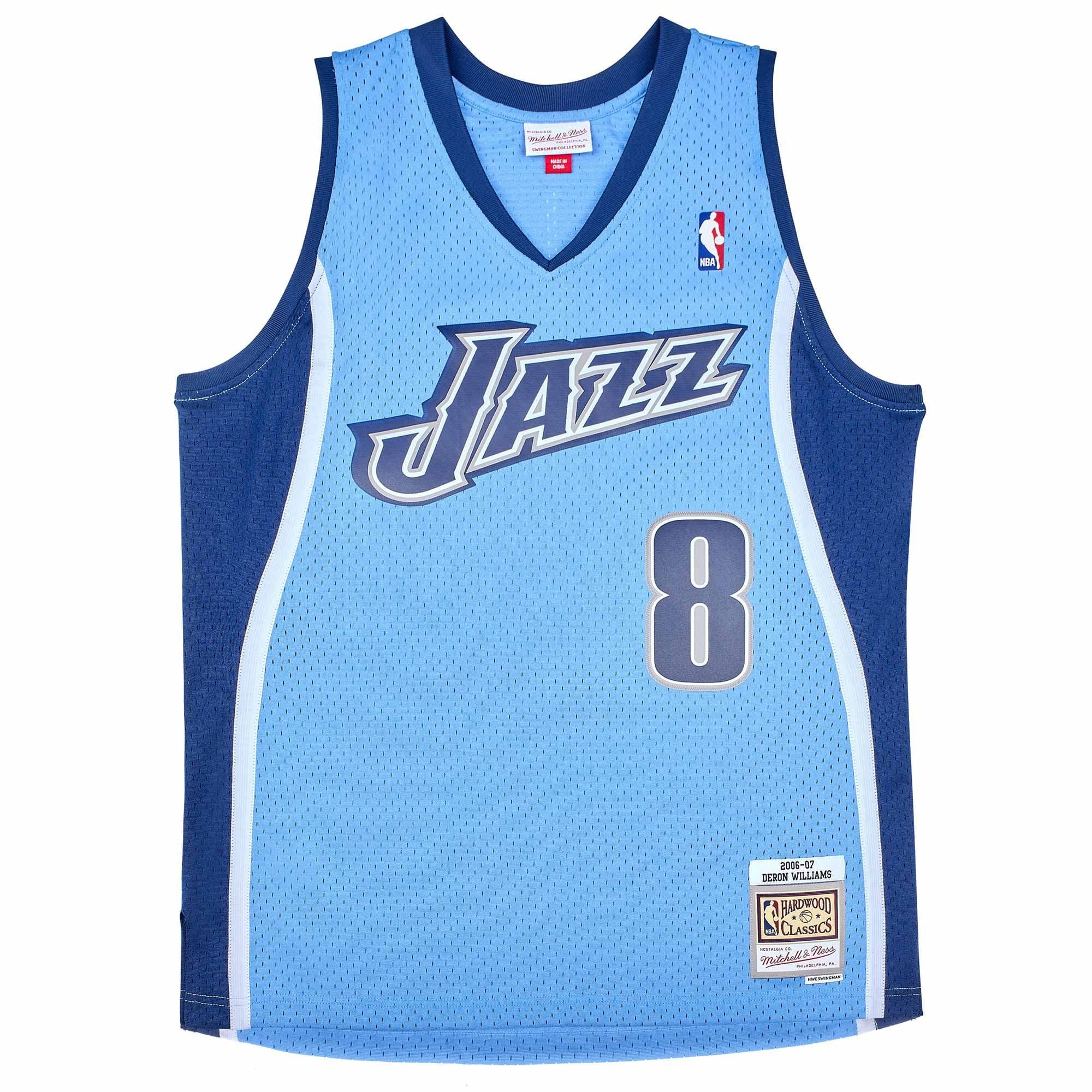 Deron Williams #8 Utah Jazz 2006-07 Mitchell & Ness Swingman NBA Jersey Blue
