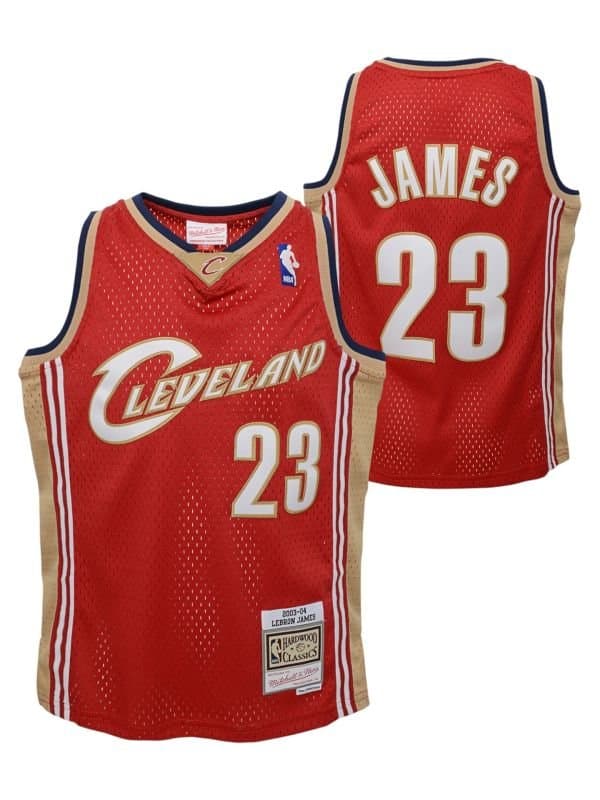 LeBron James #23 Cleveland Cavaliers 2003-04 Swingman NBA Jersey Red (YOUTH)